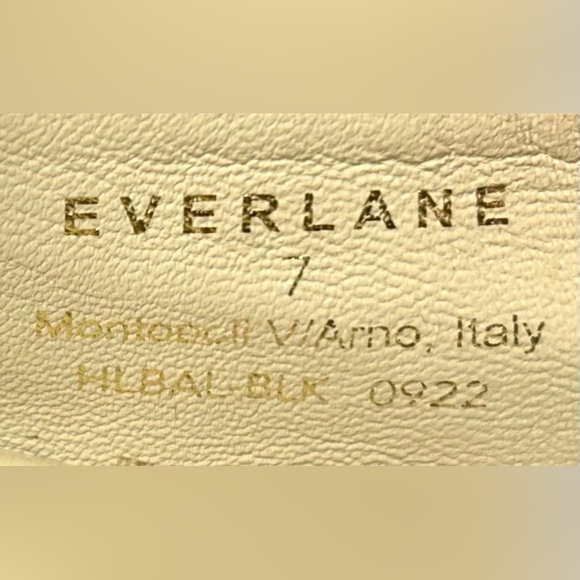 NWOB Everlane The Italian Nappa Leather Day Heel in Black, Size 7 - Picture 15 of 16